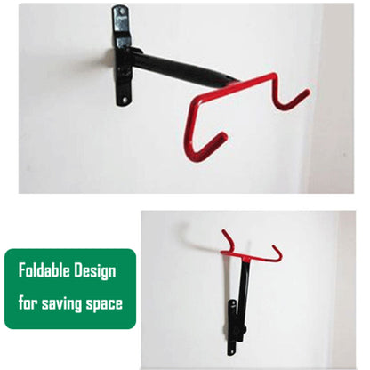 Large Premium Bike Bicycle Hanger Hook Wall Mounted Garage Storage Rack Mount V610-CYC-BIKREDHOO-LAR