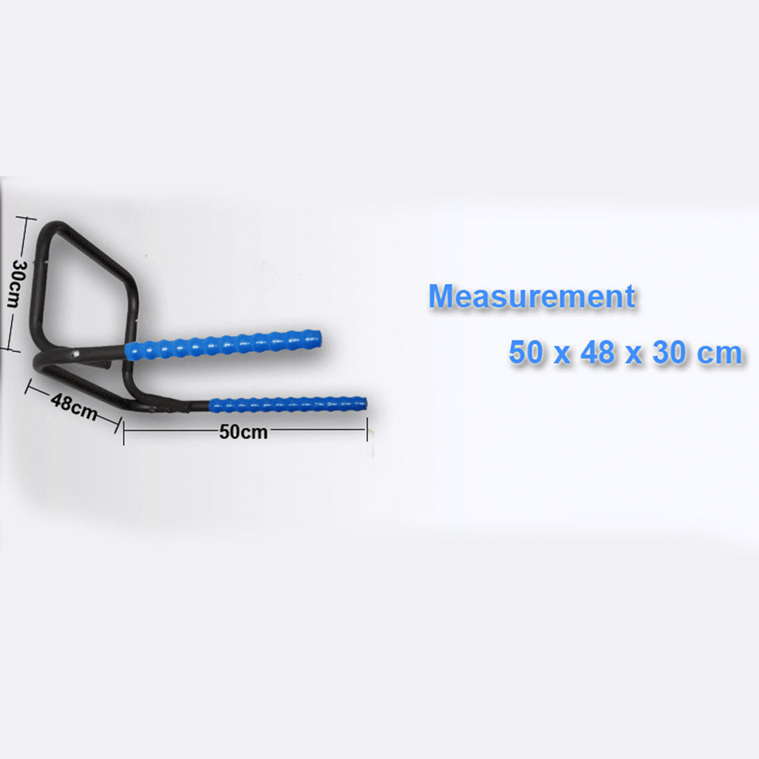 Foldable Garage Wall Mount Bicycle Bike Storage Rack Hanger Hook Holder Cycling V610-CYC-BLURAC
