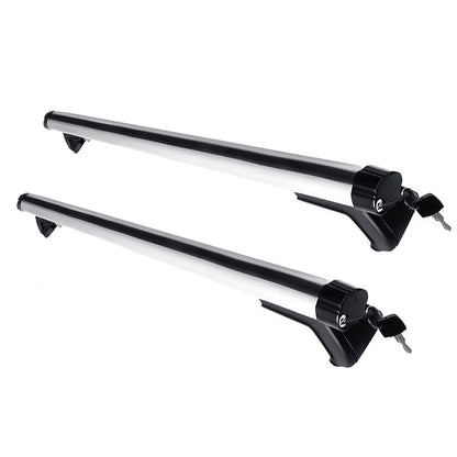 125CM Universal Adjustable Aluminum Alloy Car Roof Rack Cross Bars Carrier Lock V610-CYC-CROBAR-125