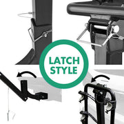 3 Bike Rack Bicycle Car Rear Carrier 2" Steel Foldable Steel Hitch Mount Towbar V610-CYC-TOW-BI3