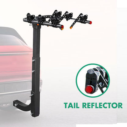 3 Bike Rack Bicycle Car Rear Carrier 2" Steel Foldable Steel Hitch Mount Towbar V610-CYC-TOW-BI3