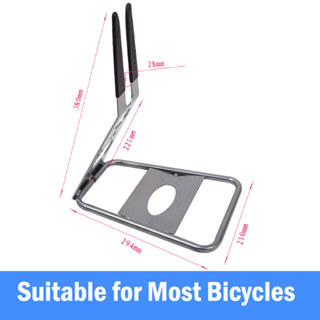 Top Quality Floor Stand Holder Triangle Rear Hub Mount Bike Bicycle Storage Rack V610-CYCREARAC-SIL