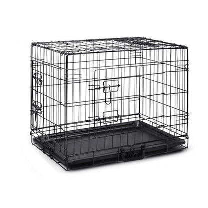 30" Portable Pet Dog Cage Collapsible Metal Crate Kennel V610-DOCRAT-30