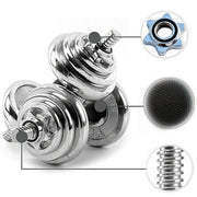 20KG York Dumbbell Set Weight Dumbbells Home Gym Fitness BarBell w/ Case V610-DUMBSE-20K