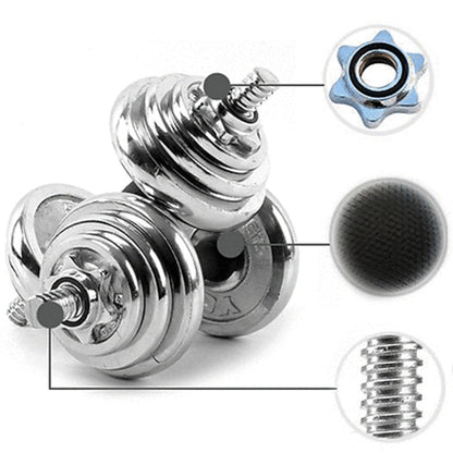 20KG York Dumbbell Set Weight Dumbbells Home Gym Fitness BarBell w/ Case V610-DUMBSE-20K