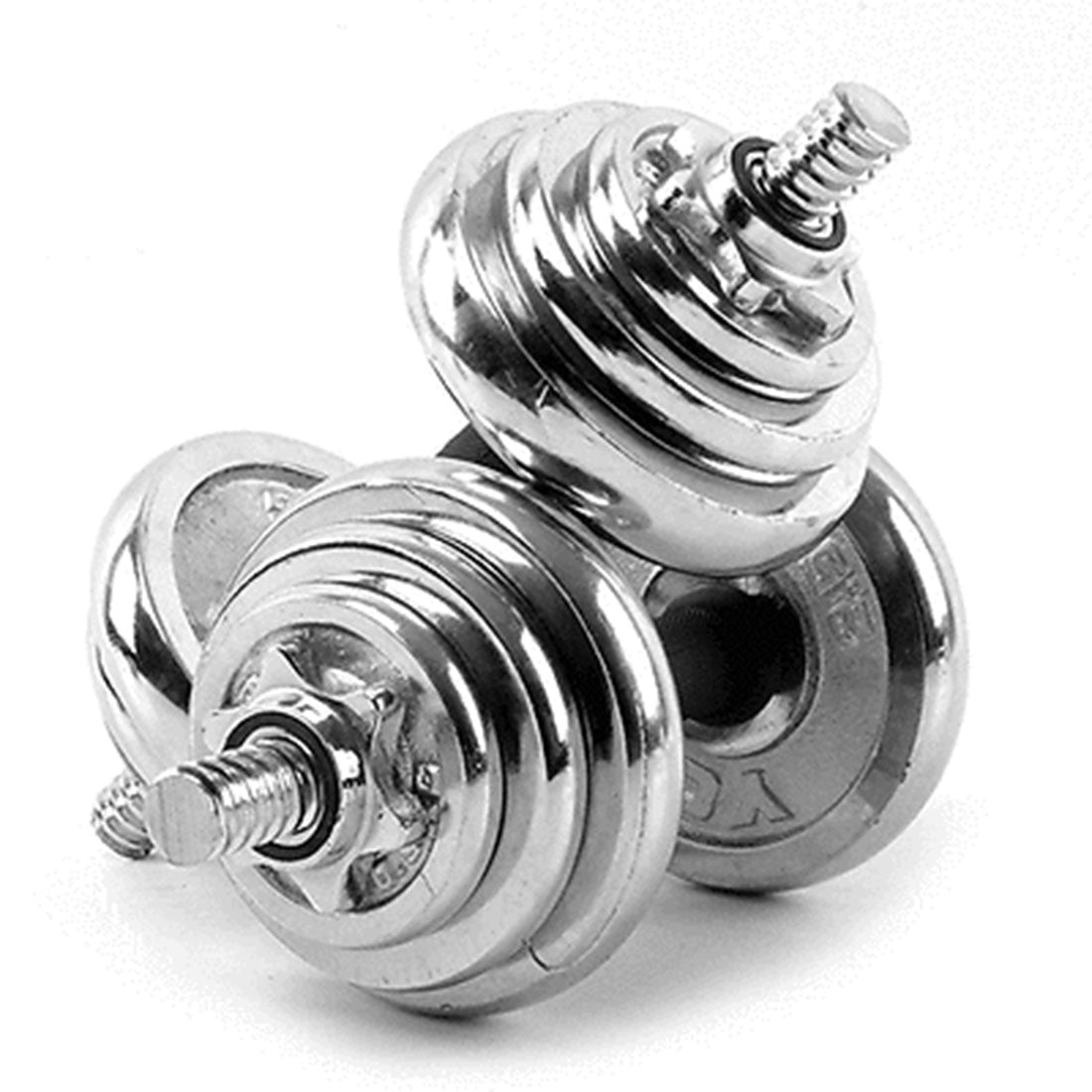 20KG York Dumbbell Set Weight Dumbbells Home Gym Fitness BarBell w/ Case V610-DUMBSE-20K