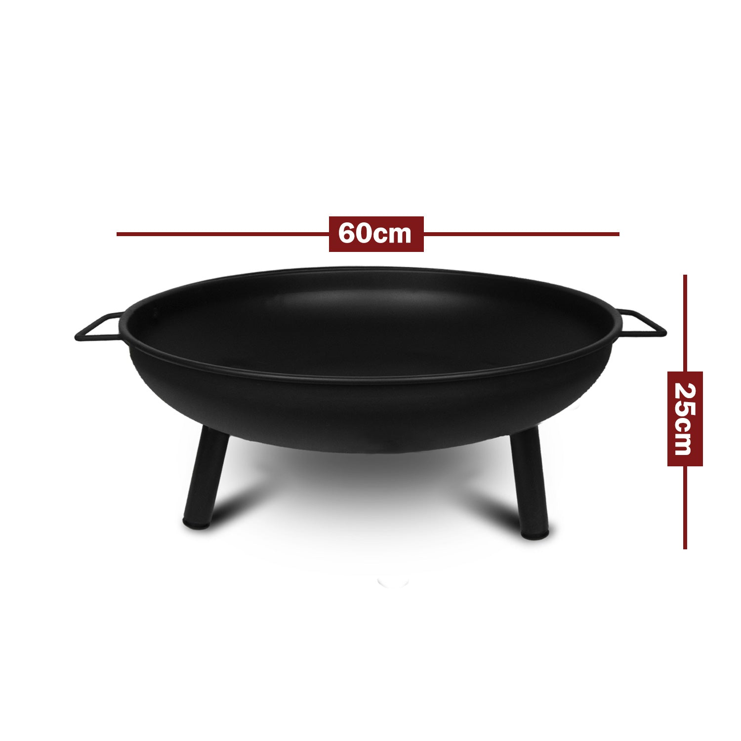 Portable Outdoor Fire Pit Fireplace Open Patio Heater Garden Plant Bowl Steel V610-FIRPI-IMG2428