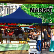 3x3m Pop Up Gazebo Outdoor Tent Folding Marquee Party Camping Market Canopy - blue V610-GAR-3X3-BL