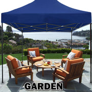 3x3m Pop Up Gazebo Outdoor Tent Folding Marquee Party Camping Market Canopy - blue V610-GAR-3X3-BL