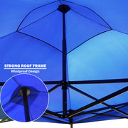 3x3m Pop Up Gazebo Outdoor Tent Folding Marquee Party Camping Market Canopy - blue V610-GAR-3X3-BL