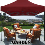 3x3m Pop Up Gazebo Outdoor Tent Folding Marquee Party Camping Market Canopy - red V610-GAR-3X3-RE