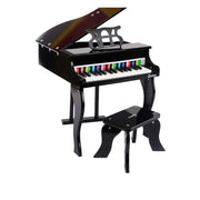 Kids Wooden Pretend Musical Toy Baby Children Grand Style Toy Mini 30 Key Piano V610-GRAPIN-0293-BLA
