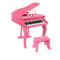 Kids Wooden Pretend Musical Toy Baby Children Grand Toy Mini 30 Keys Piano Pink V610-GRAPIN-0293-PIN