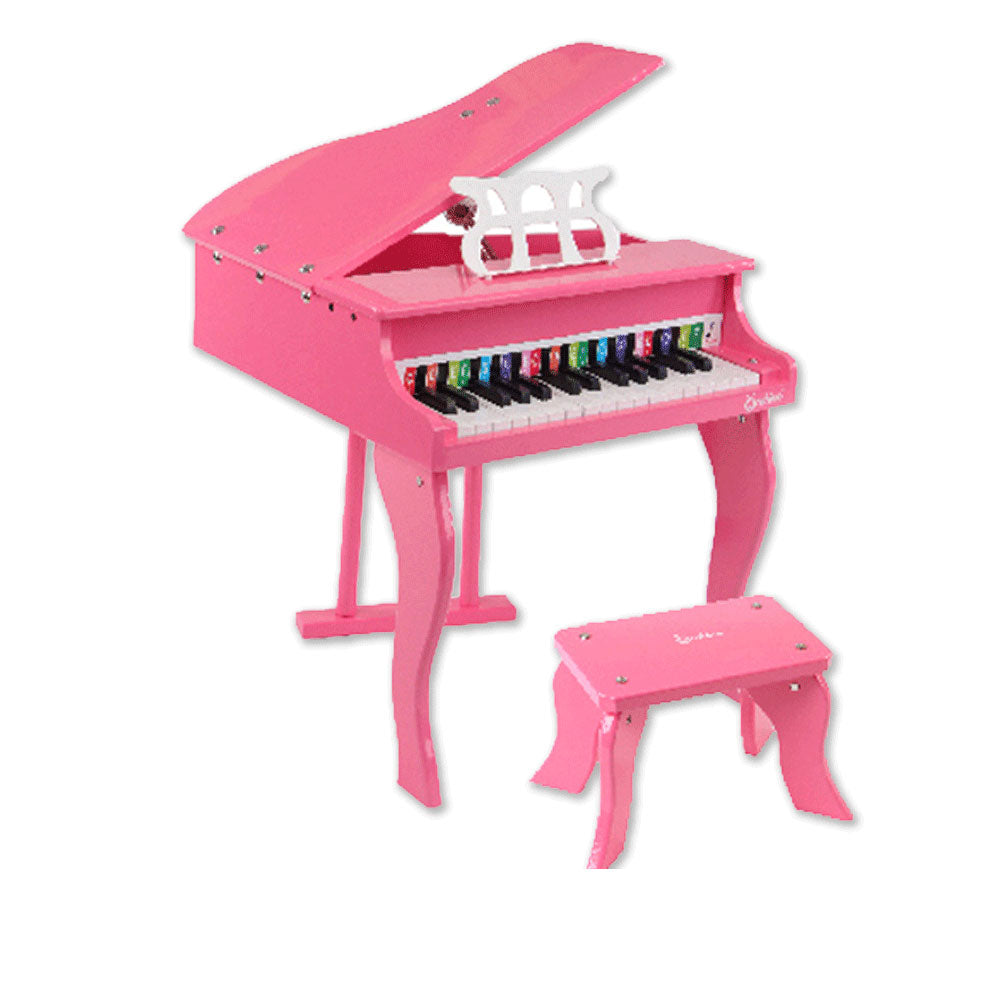Kids Wooden Pretend Musical Toy Baby Children Grand Toy Mini 30 Keys Piano Pink V610-GRAPIN-0293-PIN