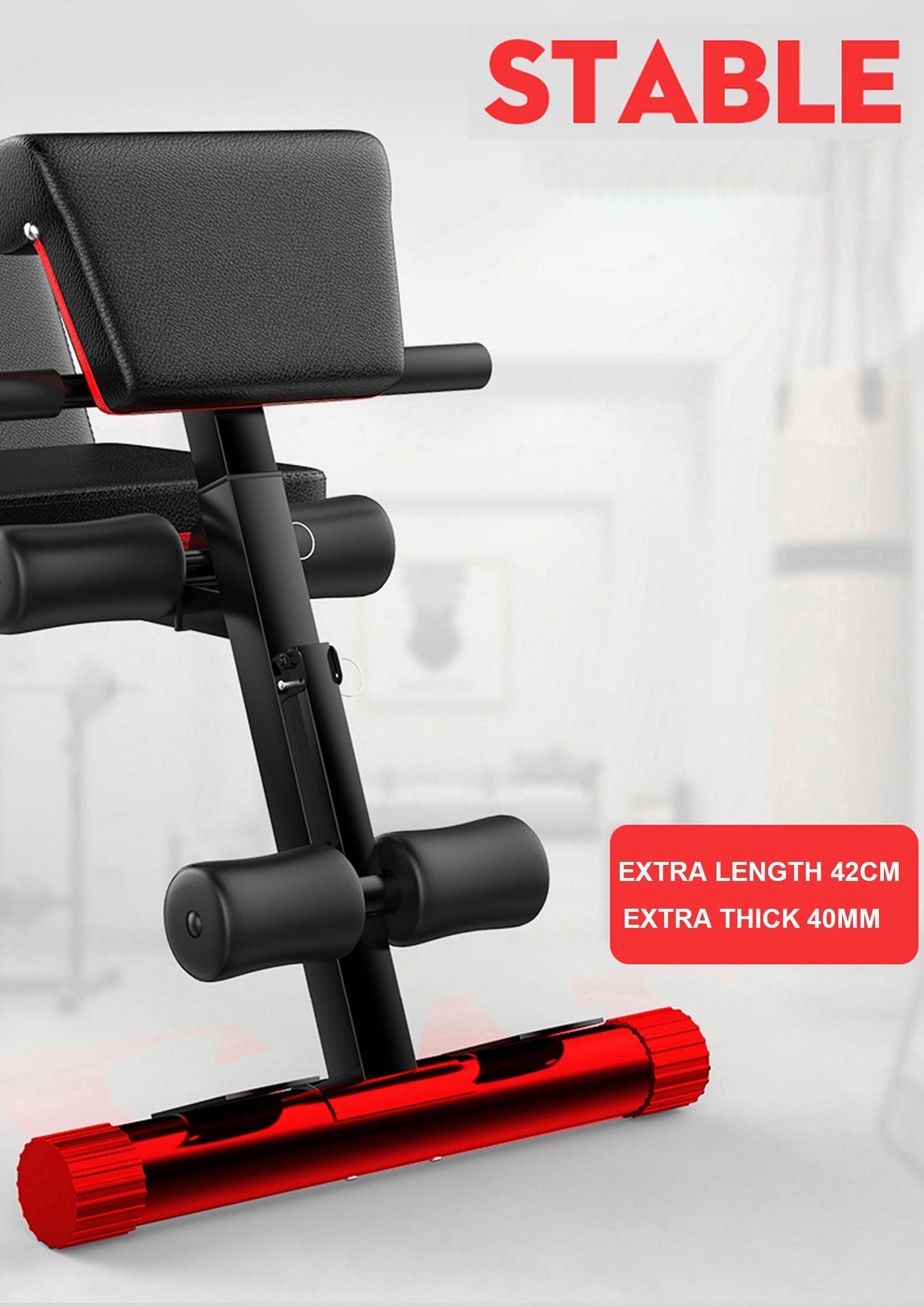 Adjustable FID Ab Abdominal Weight Press Bench Fitness Incline Sit up Gym Flat V610-GYM-DUMBEN-83129