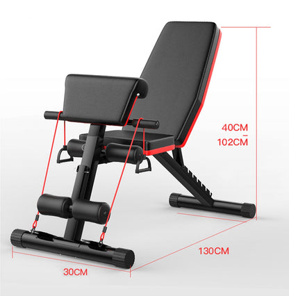 Adjustable FID Ab Abdominal Weight Press Bench Fitness Incline Sit up Gym Flat V610-GYM-DUMBEN-83129