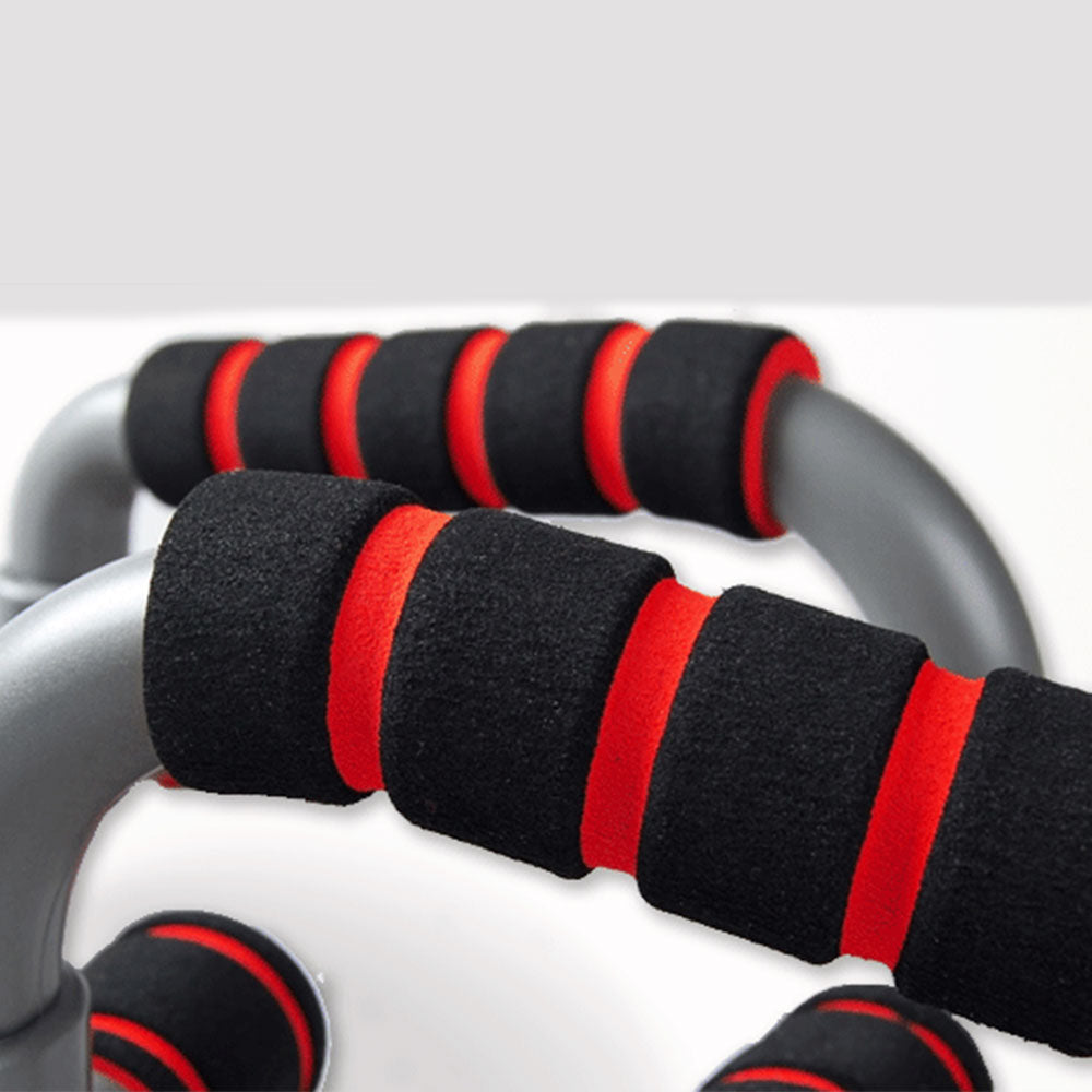 Push Up Bar handle Push-up Stand Grip For Home Fitness Exercise Workout - red V610-IPUS-RE