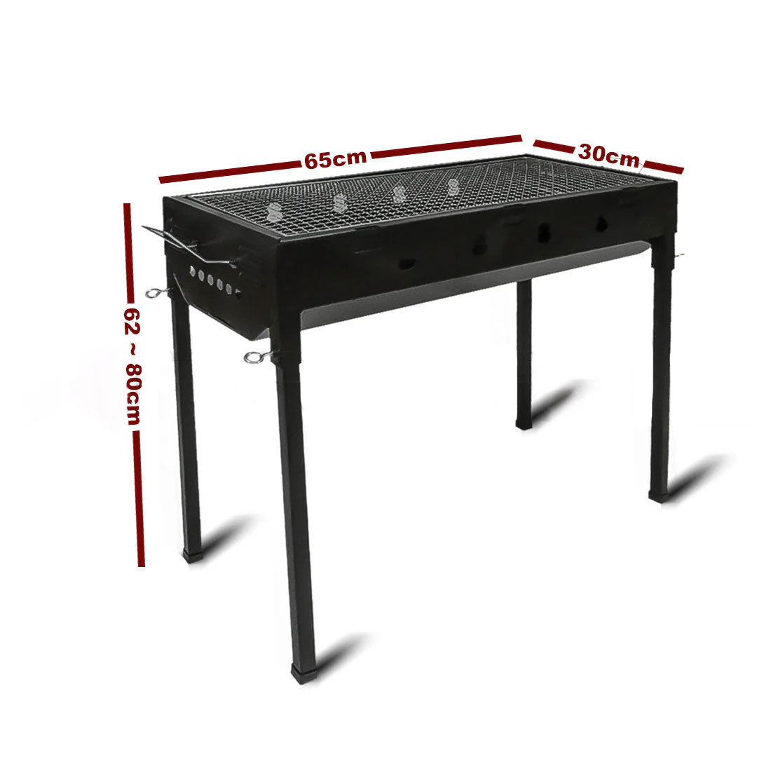 Large Portable Charcoal Outdoor BBQ Barbecue Grill Set V610-LARBQ-70C