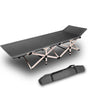 Camping Portable Stretcher Single Foldable Folding Bed Recliner Mat - grey V610-LUXBED-SQ-GREONL