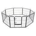 40" Best 8 Panel Pet Playpen Dog Cage Puppy Exercise Crate Enclosure Rabbit Fence V610-LUXPLA-40