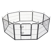 40" Best 8 Panel Pet Playpen Dog Cage Puppy Exercise Crate Enclosure Rabbit Fence V610-LUXPLA-40