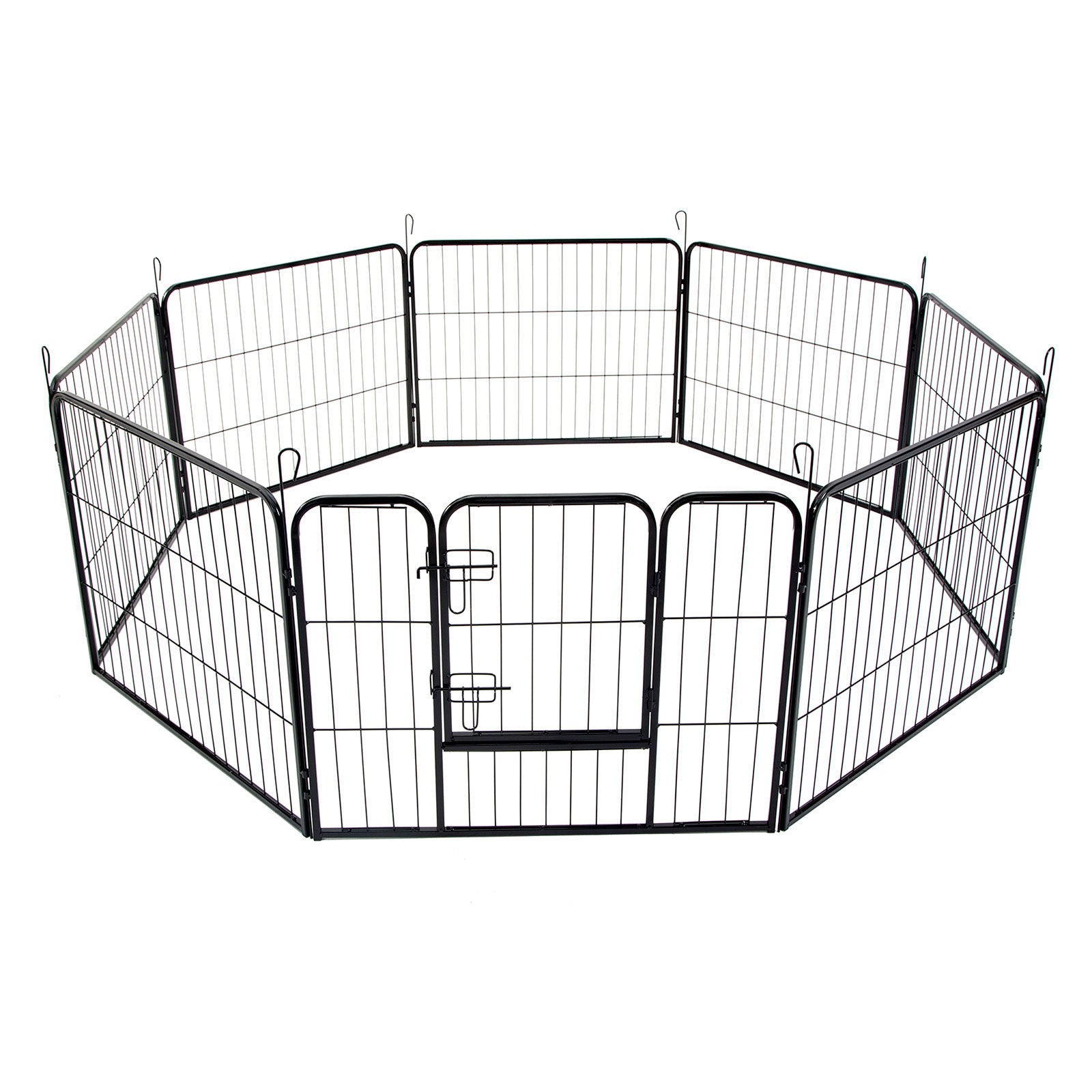 40" Best 8 Panel Pet Playpen Dog Cage Puppy Exercise Crate Enclosure Rabbit Fence V610-LUXPLA-40