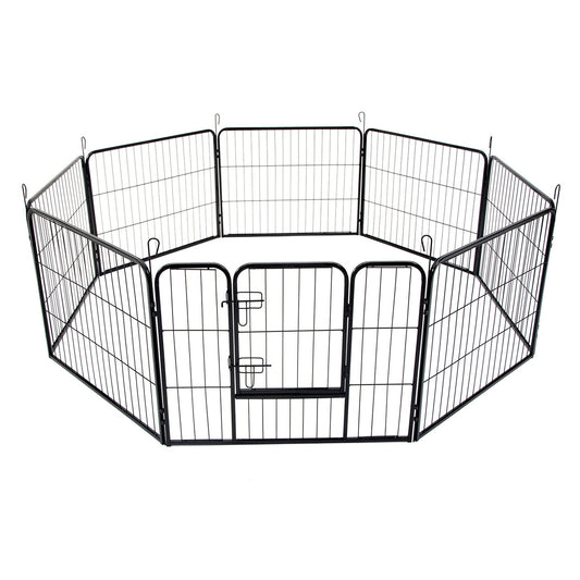 40" Best 8 Panel Pet Playpen Dog Cage Puppy Exercise Crate Enclosure Rabbit Fence V610-LUXPLA-40