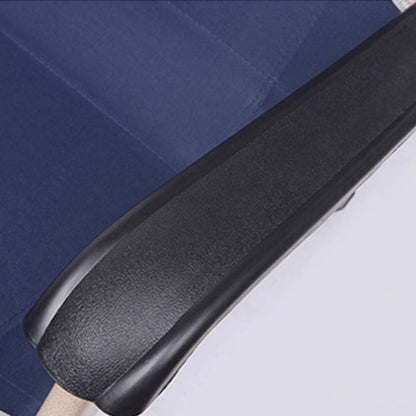 Reclining Sun Beach Deck Lounge Chair Outdoor Folding Camping Fishing Arm Rest - navy V610-LUXRECLI-NAV