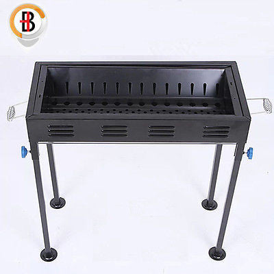 Portable Outdoor Mangal BBQ Grill Charcoal Shish Kebab Shashly Picnic Camping V610-MEDBQ