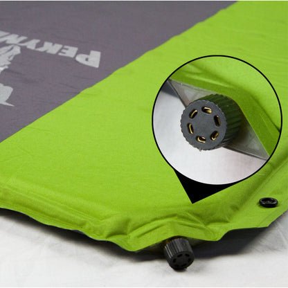 Double Self Inflating Mattress Sleeping Mat Air Bed Camping Camp Hiking Joinable - green V610-PKNSELMAT-GR-DOU
