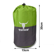 Double Self Inflating Mattress Sleeping Mat Air Bed Camping Camp Hiking Joinable - green V610-PKNSELMAT-GR-DOU