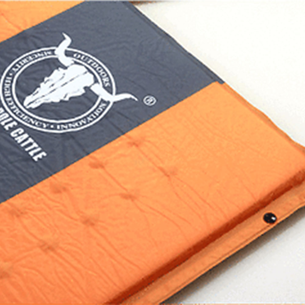 Self Inflating Mattress Sleeping Mat Air Bed Camping Camp Hiking Joinable Single - orange V610-PKNSELMAT-OR-SIN