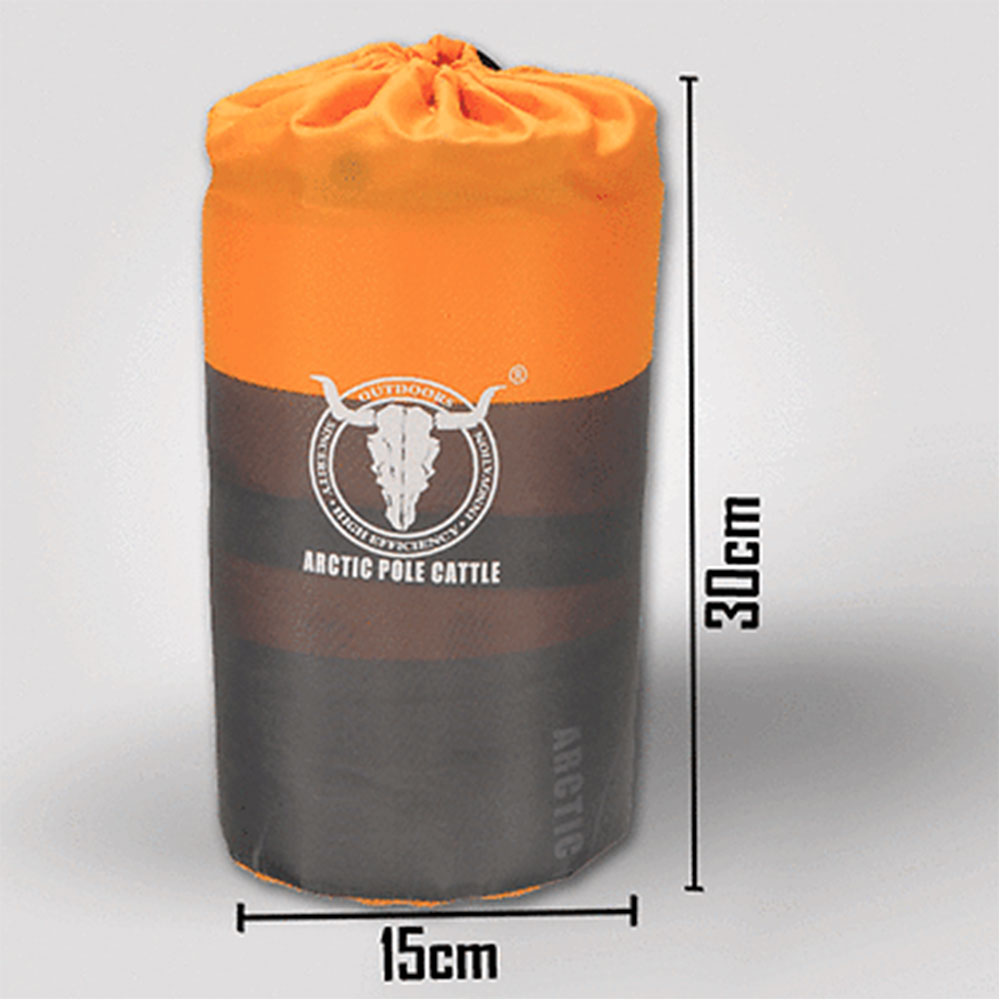 Self Inflating Mattress Sleeping Mat Air Bed Camping Camp Hiking Joinable Single - orange V610-PKNSELMAT-OR-SIN