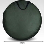 Pop Up Camping Shower Toilet Tent Outdoor Privacy Portable Change Room Shelter Silver Linen - green V610-POPSHOTEN-GR-WIN