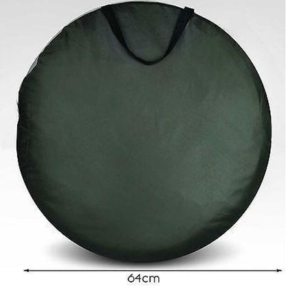 Pop Up Camping Shower Toilet Tent Outdoor Privacy Portable Change Room Shelter Silver Linen - green V610-POPSHOTEN-GR-WIN