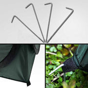Pop Up Camping Shower Toilet Tent Outdoor Privacy Portable Change Room Shelter Silver Linen - green V610-POPSHOTEN-GR-WIN