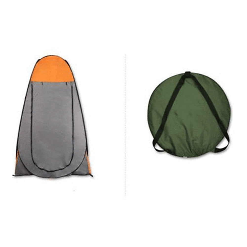 Pop Up Portable Privacy Shower room Tent &20L Outdoor Camping Water Bag Camp Set - orange V610-POPSHOTEN/W/20-OR