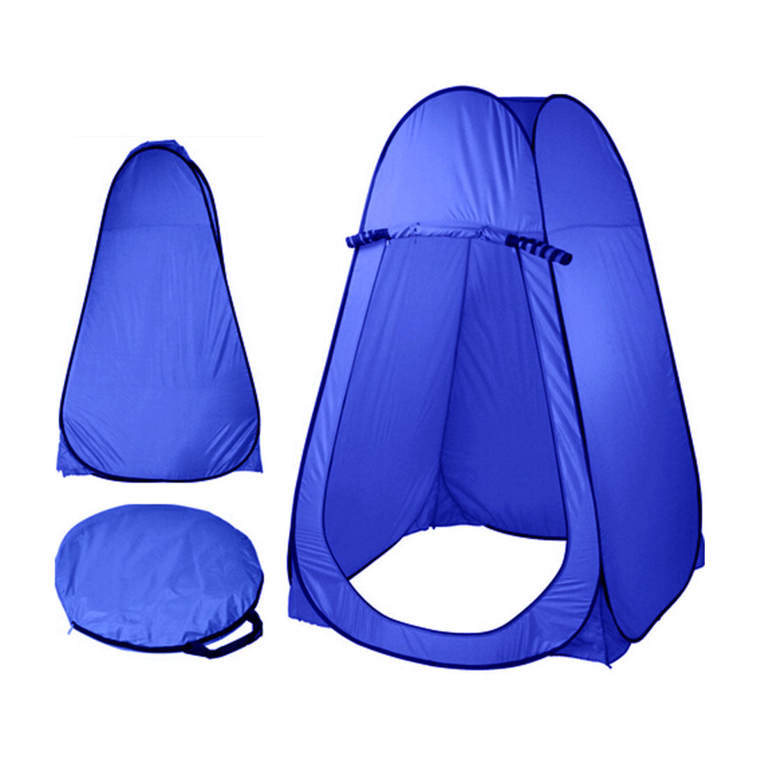 Pop Up Camping Shower Toilet Tent Outdoor Privacy Portable Change Room Shelter - blue V610-POPUP SHOWER TENT BLUE