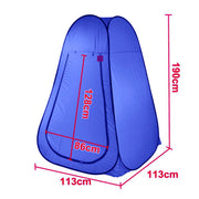 Pop Up Camping Shower Toilet Tent Outdoor Privacy Portable Change Room Shelter - blue V610-POPUP SHOWER TENT BLUE