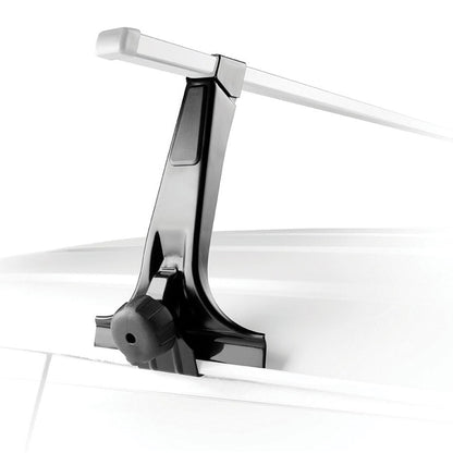 120cm Universal Rain Gutter Car Roof Rack Cross Bars Black Adjustable Brackets Medium V610-ROORAC-RG-BLA-120-19