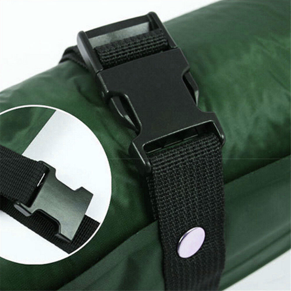 Double Self Inflating Mattress Camping Hiking Airbed Camp Mat Sleeping Pillow w/ Bag - green V610-SELMAT-GR-2