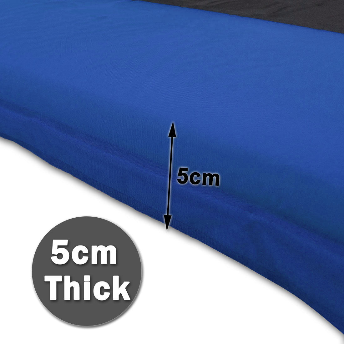 Self Inflating Mattress Sleeping Pad Mat Air Bed Camping Camp Hiking Joinable - blue V610-SELMATS8573-BL-SIN