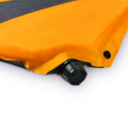 Double Self Inflating Mattress Sleeping Mat Air Bed Camping Hiking Joinable - orange V610-SELMATS8573-OR-DOU