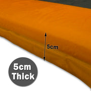 Self Inflating Mattress Sleeping Pad Mat Air Bed Camping Camp Hiking Joinable - orange V610-SELMATS8573-OR-SIN