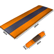 Self Inflating Mattress Sleeping Pad Mat Air Bed Camping Camp Hiking Joinable - orange V610-SELMATS8573-OR-SIN