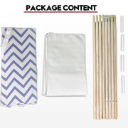 Giant Cotton Canvas Kids Teepee Wigwam Children Pretend Play Tent Indoor Outdoor Party - navy V610-TEE-537-NAV
