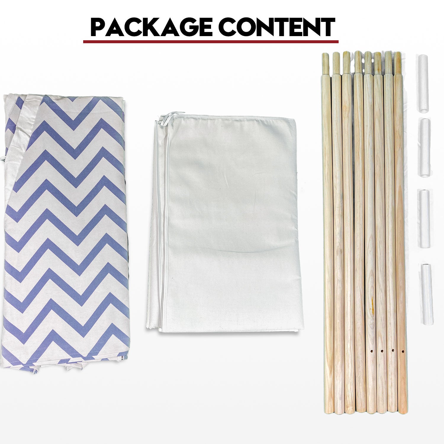 Giant Cotton Canvas Kids Teepee Wigwam Children Pretend Play Tent Indoor Outdoor Party - navy V610-TEE-537-NAV
