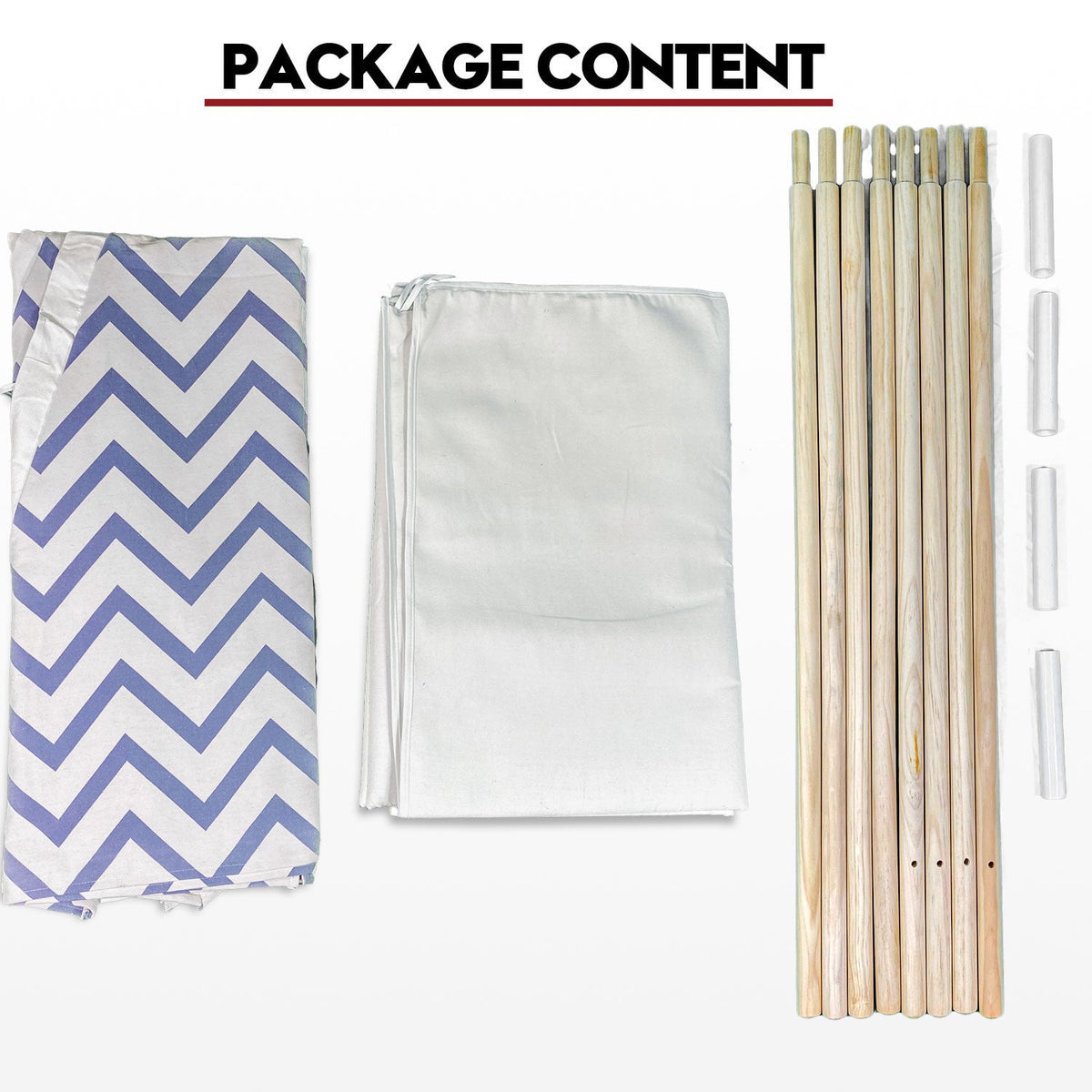 Giant Cotton Canvas Kids Teepee Wigwam Children Pretend Play Tent Indoor Outdoor Party - navy V610-TEE-537-NAV