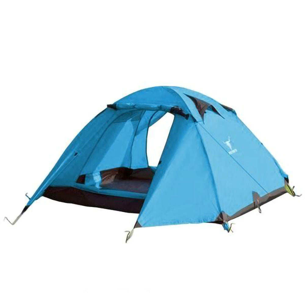 2 Person Portable Outdoor Lightweight Cycling Hiking Backpacking Camping Waterproof Tent - Blue V610-TEN-C2001-BLU