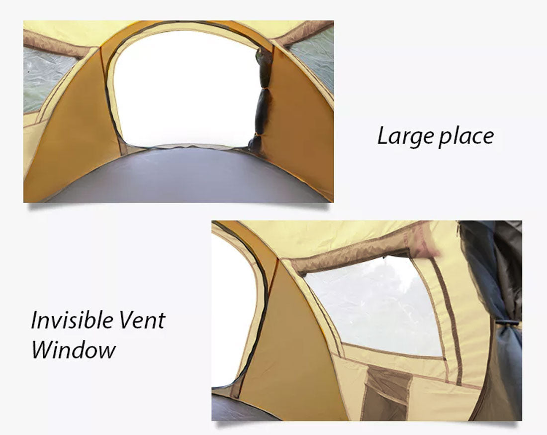 Waterproof Instant Up Beach Camping Tent 3 Person Pop up Tents Family Hiking Dome V610-TENT-2P-POP-BRO